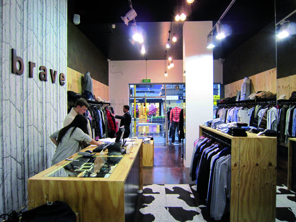 Retail clothing store